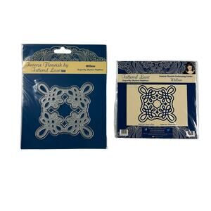 TATTERED LACE Inverse Flourish Willow Die And Embossing Folder Craft Set
